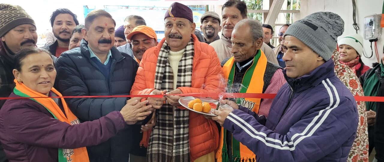 डोईवाला विधायक गैरोला ने वार्ड नंबर 96 नवादा के चुनाव कार्यालय का किया उद्घाटन…