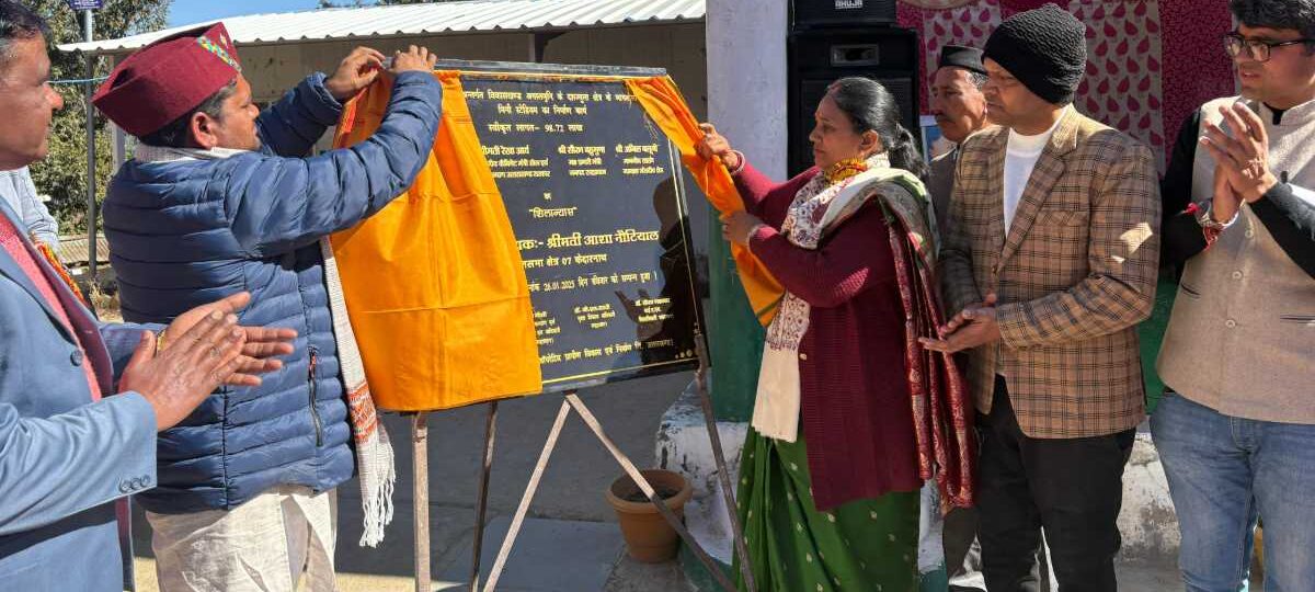 केदारनाथ विधायक ने जागतोली में मिनी स्टेडियम का किया शिलान्यास…