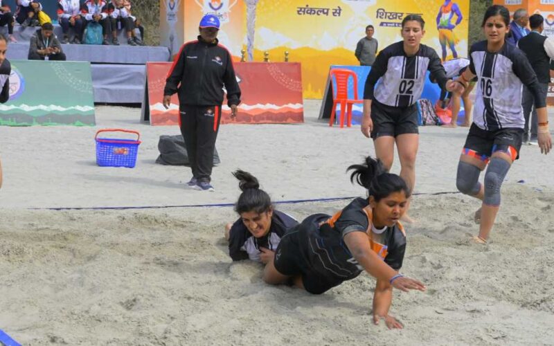 राष्ट्रीय खेल में पहली बार शामिल हुआ बीच कबड्डी, खिलाड़ियों में खुशी…