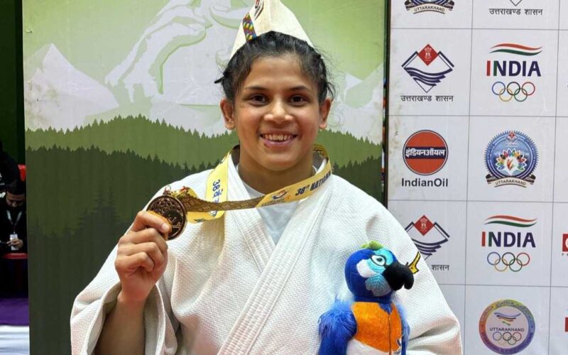 उत्तराखण्ड की उन्नति शर्मा ने जूडो प्रतियोगिता के 63 क्रिगा वर्ग में जीता स्वर्ण पदक…