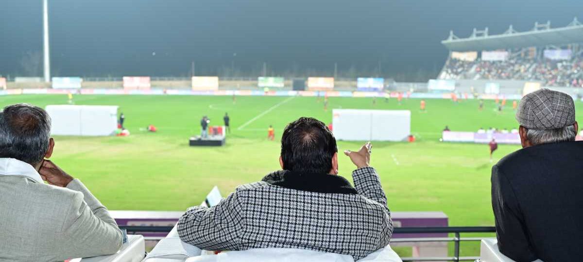 मुख्यमंत्री धामी ने गौलापार स्पोर्ट्स स्टेडियम में राष्ट्रीय खेलों की विभिन्न व्यवस्थाओं का निरीक्षण किया…