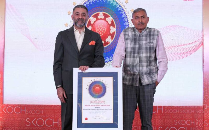 स्वदेशी नस्ल के पशुधन के संरक्षण विषय पर सिल्वर स्कौच पुरस्कार