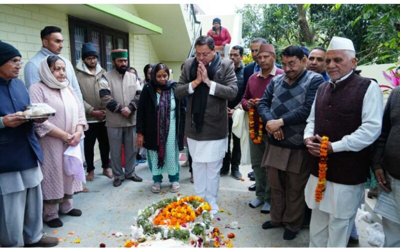 मुख्यमंत्री धामी ने स्व. सुंदर लाल बहुगुणा की पत्नी बिमला बहुगुणा के निधन पर शोक व्यक्त किया…