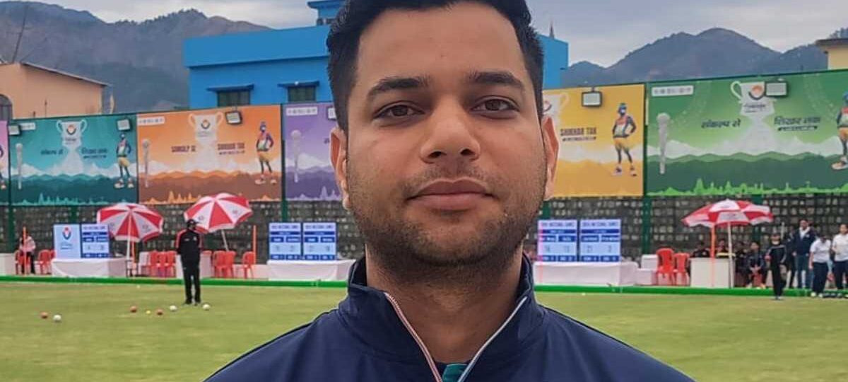 दिल्ली के स्टार लॉन बॉल खिलाड़ी नवनीत सिंह ने उत्तराखंड में राष्ट्रीय खेल में दिखाया दम