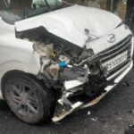 पोखरी रोड पर दो वाहनों की सीधी टक्कर, 08 व्यक्ति घायल…