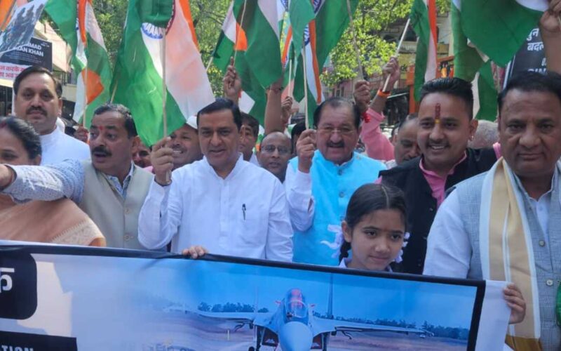 रुद्रप्रयाग: गढ़वाल सांसद के नेतृत्व में संपन्न हुआ तिरंगा शौर्य सम्मान
