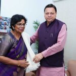 मुख्यमंत्री धामी से राष्ट्रीय महिला आयोग (NCW) की अध्यक्ष श्रीमती विजया किशोर रहाटकर ने शिष्टाचार भेंट की