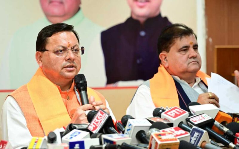 मुख्यमंत्री ने भाजपा कार्यालय में मीडिया से वार्ता की…