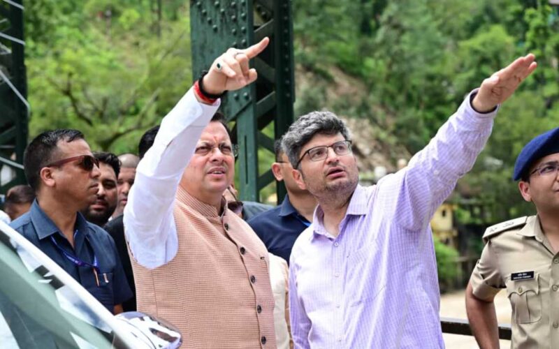 थराली में आपदा प्रभावित क्षेत्रों का मुख्यमंत्री ने किया स्थलीय निरीक्षण, अधिकारियों को राहत एवं रेस्टोरेशन कार्यों में तेजी लाने के दिए निर्देश