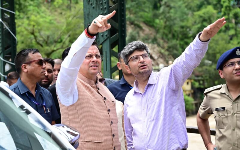 थराली में आपदा प्रभावित क्षेत्रों का मुख्यमंत्री ने किया स्थलीय निरीक्षण, अधिकारियों को राहत एवं रेस्टोरेशन कार्यों में तेजी लाने के दिए निर्देश