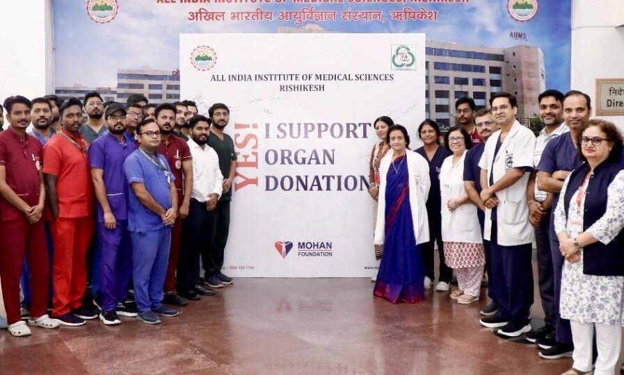 एम्स ऋषिकेश में अंगदान माह एवं अंगदान दिवस के अवसर पर विभिन्न कार्यक्रमों का आयोजन