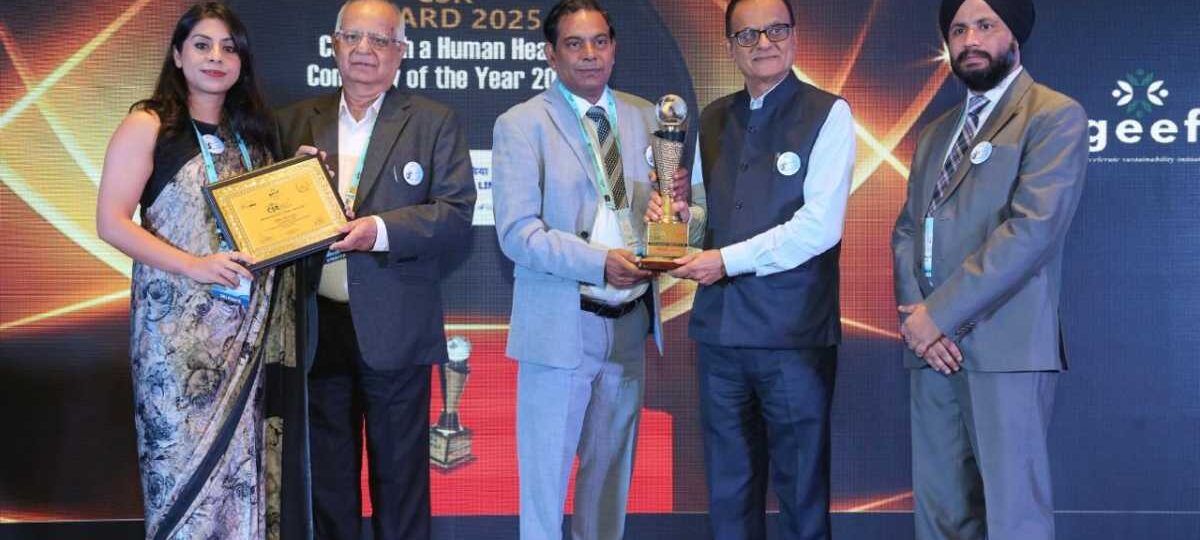 टीएचडीसी इंडिया लिमिटेड को सीएसआर विद ह्यूमन हार्ट के लिए “जीईईएफ ग्लोबल अवार्ड 2025” से सम्मानित किया गया