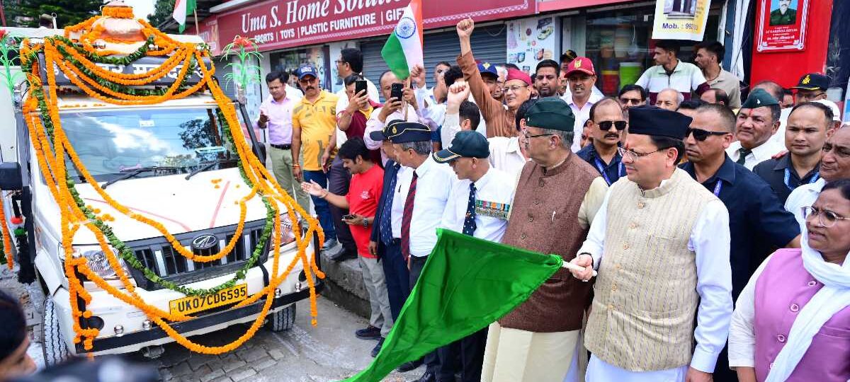 मुख्यमंत्री ने किया शहीद सम्मान यात्रा 2 का शुभारम्भ