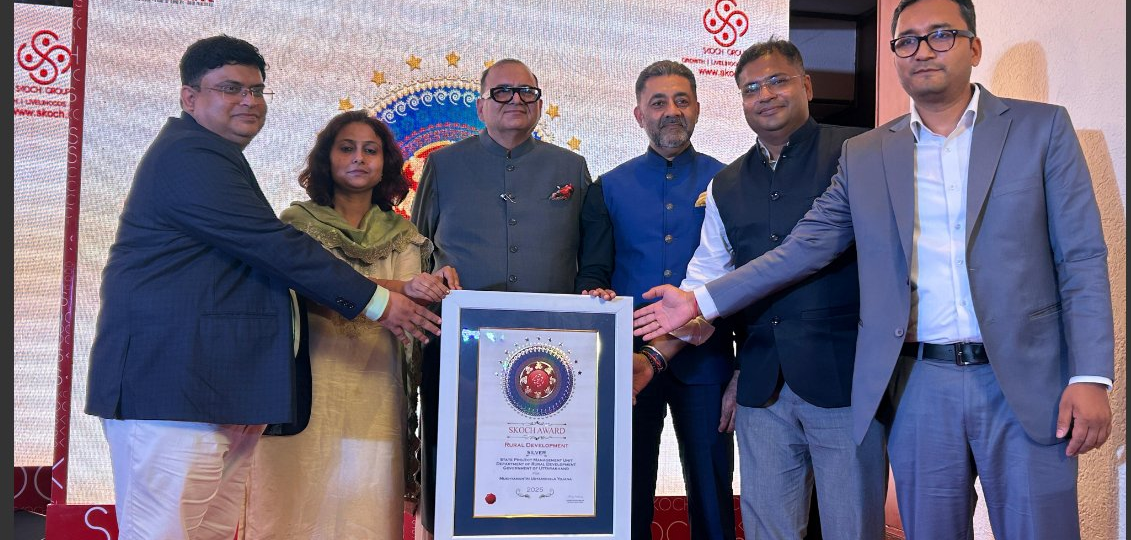 ग्राम्य विकास विभाग, उत्तराखण्ड को स्कॉच अवार्ड–2025 से सम्मानित…