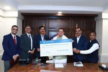 लार्सन एंड टुब्रो ने ₹5 करोड़ की सहायता राशि मुख्यमंत्री राहत कोष में प्रदान की