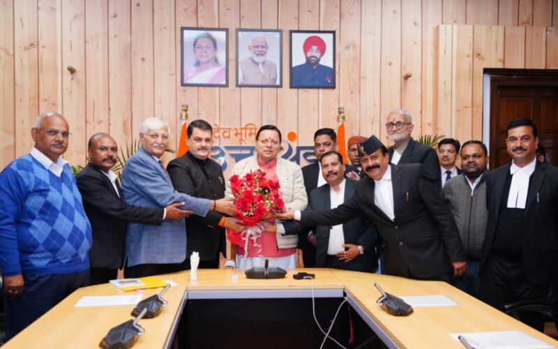 मुख्यमंत्री ने दिया बार एसोसिएशन की विभिन्न समस्याओं के समाधान का आश्वासन