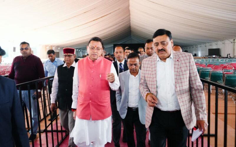 उत्तराखंड राज्य रजत उत्सव की तैयारियां जोरों पर मुख्यमंत्री धामी ने एफ आर आई में लिया तैयारियों का जायजा