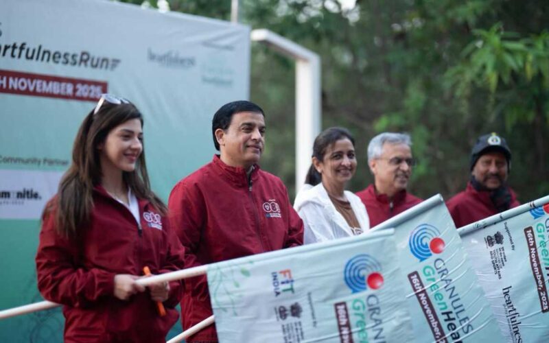 ग्रैन्यूल्स ग्रीन हार्टफुलनेस रन और प्लांटेशन वीक के चौथे संस्करण में 100,000 धावकों ने 10,000 से अधिक पौधे उगाए