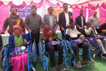 डीएम सविन बंसल के निर्देशन में 9 शिविरों में 3,447 दिव्यांग व वरिष्ठजनों को निःशुल्क सहायक उपकरण वितरित…