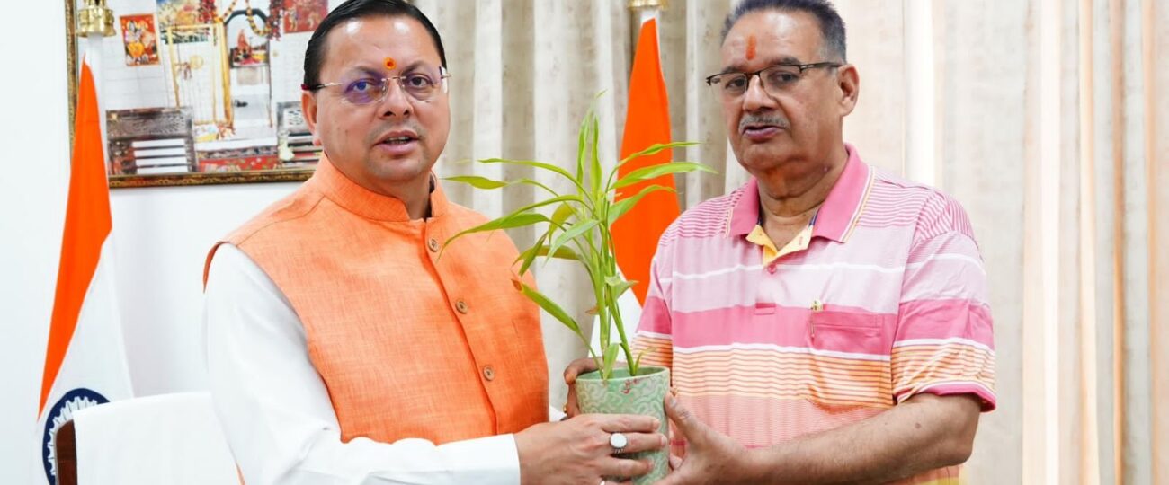 मुख्यमंत्री धामी से मिले मंत्री गणेश जोशी…