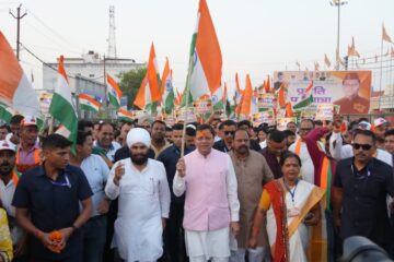 मुख्यमंत्री धामी के नेतृत्व में खटीमा में निकली भव्य ‘प्रगति पथ यात्रा’, हजारों लोगों ने किया उत्साहपूर्ण सहभाग
