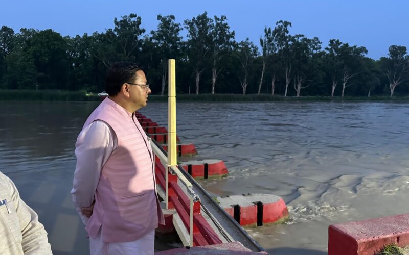 लोहियाहेड वाटर बाईपास बनेगा प्रमुख पर्यटन केंद्र, मुख्यमंत्री धामी ने किया निरीक्षण