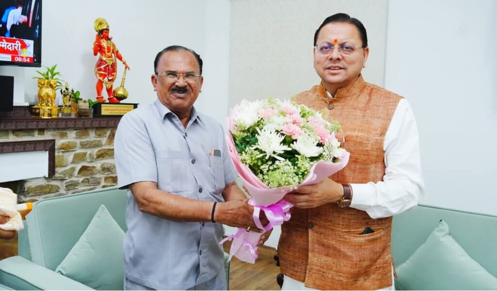 मुख्यमंत्री धामी और राजस्थान विधानसभा अध्यक्ष देवनानी के बीच विकास एवं सुशासन पर हुई चर्चा