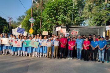 विश्व रक्तदाता दिवस पर एम्स ऋषिकेश की मैराथन में गूंजा मानवता का संदेश