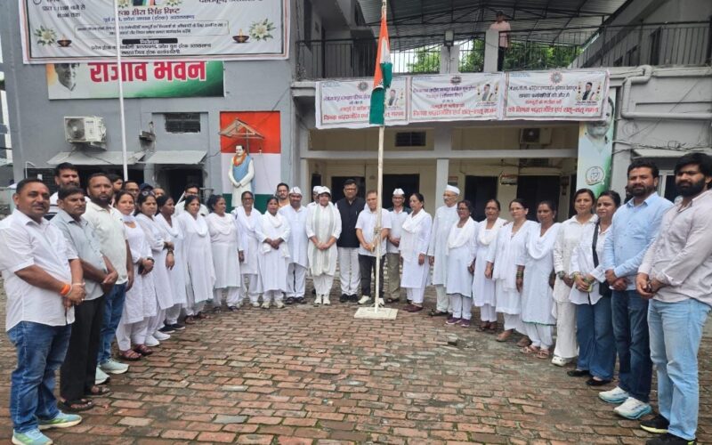 अगस्त क्रांति दिवस पर कांग्रेस सेवादल ने निकाली भव्य तिरंगा यात्रा