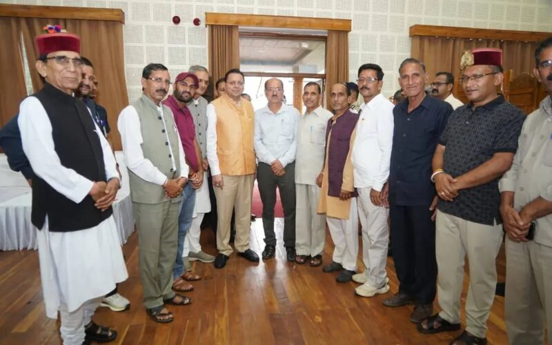 विधायक दुर्गेश्वर लाल ने मुख्यमंत्री धामी का जताया आभार