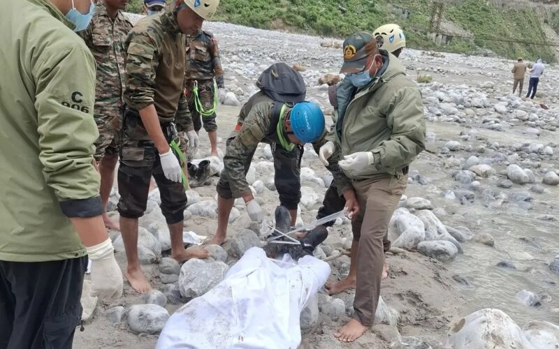 तमक नाले में लापता BRO हवलदार पंकज सिंह का शव 12 दिन बाद बरामद