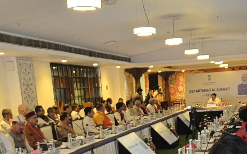 जल संसाधन विकास की योजनाओं की प्रगति से केंद्रीय जल शक्ति मंत्रालय को कराया अवगत