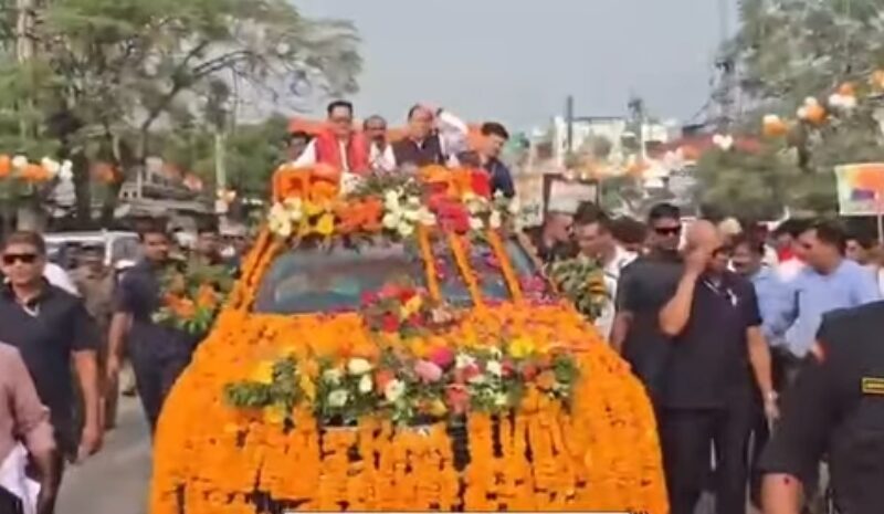 ‘उत्तराखण्ड आदि रंगोत्सव’ से पहले खटीमा में गूंजा लोक संस्कृति का रंग, मुख्यमंत्री धामी के नेतृत्व में निकला रोड शो